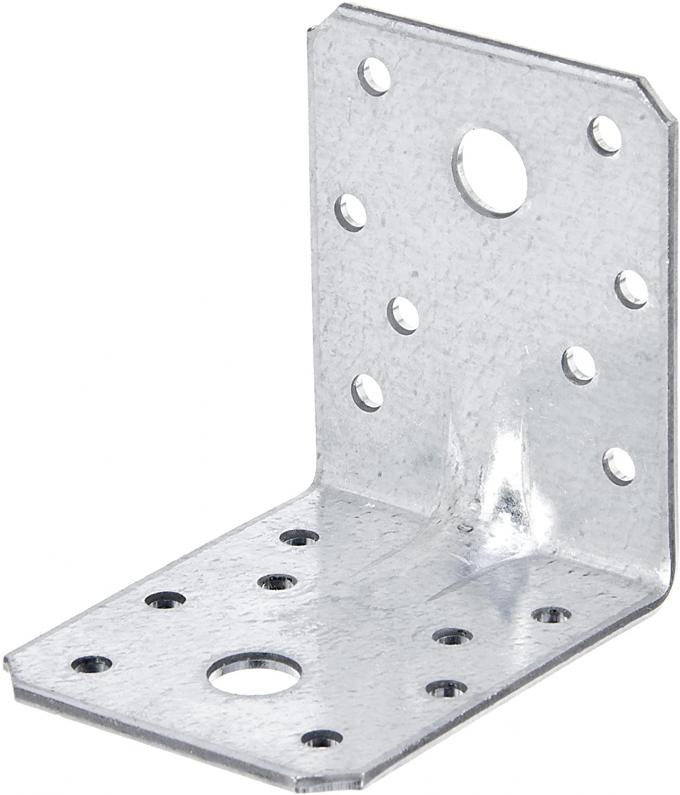 90 องศา L-Shape โลหะมุม Brace หนักภาระไม้ Bracket สําหรับไม้ Frame มุม Brackets 2