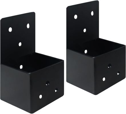 โครงยึด DIY สำหรับระเบียงแบบ Heavy Duty, ตัวเชื่อมต่อคาน, ตัวค้ำยัน พร้อมสกรู สำหรับเสาไม้ขนาด 4''x4''