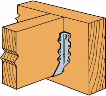 2x8 Joist Hanger 20 Gauge LU28 แกลวนิซิ่งหน้า Mount Joist Hangers ไม้ Hurricane Ties ราฟท์ Tie