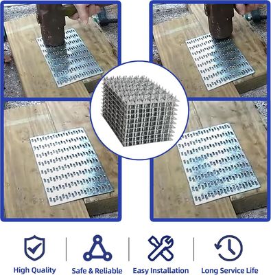 แผ่นเหล็กยึดโครงหลังคาและข้อต่อโครงสร้างไม้