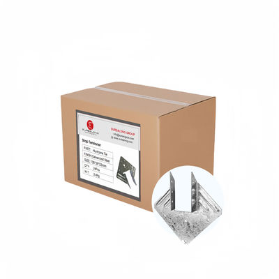 สายผูกพัดพายุสําหรับ rafters งานหนัก Galvanized Joist Hangers สายผูกพายุสําหรับไม้ Joists โครงสร้างไม้