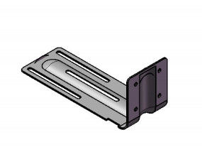 แบรคเกตผนังภายในสําหรับการติดตั้งผนังที่ไม่บรรทุกภาระกับสเตรส