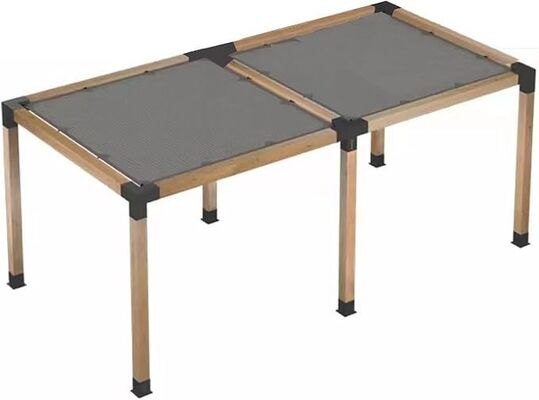 ชุดฐานเสาและฉากยึดมุมสำหรับโครงสร้างระแนงไม้กลางแจ้ง